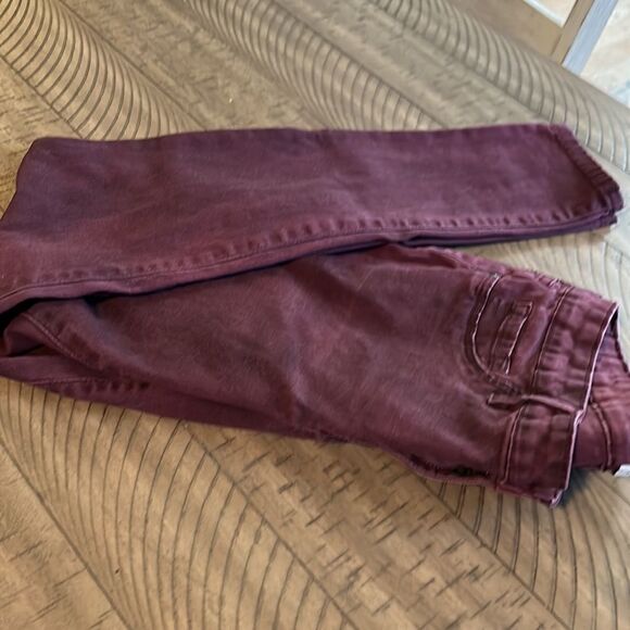 Cabernet 🍷 Colored Skinny Stretch Jeans 👖 by Jessica Simpson - Picture 4 of 17
